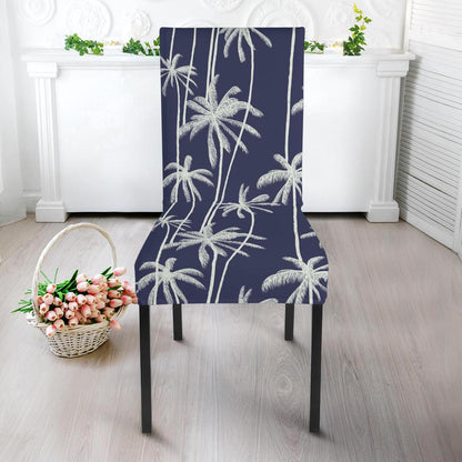 Palm Tree Pattern Print Design PT06 Dining Chair Slipcover-JORJUNE.COM