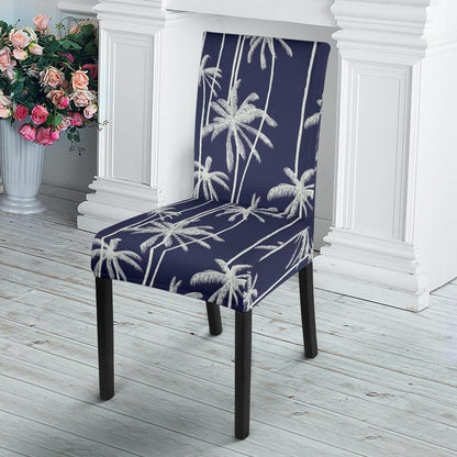 Palm Tree Pattern Print Design PT06 Dining Chair Slipcover-JORJUNE.COM