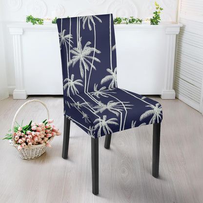 Palm Tree Pattern Print Design PT06 Dining Chair Slipcover-JORJUNE.COM