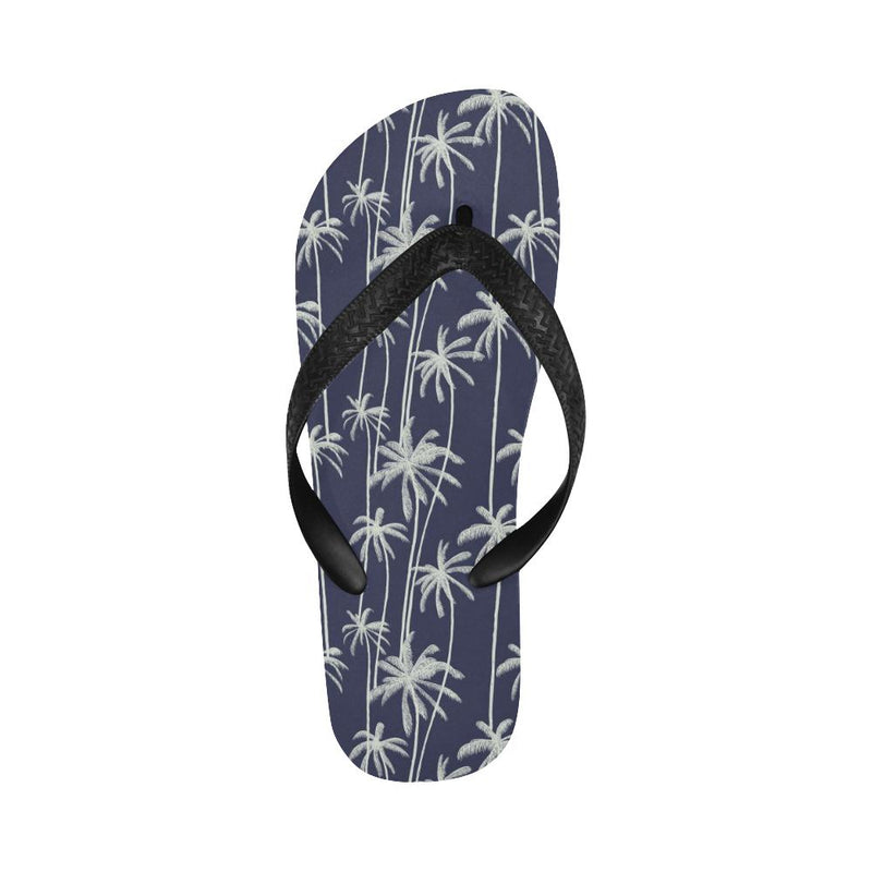 Palm Tree Pattern Print Design PT06 Flip Flops-JorJune