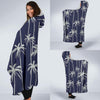 Palm Tree Pattern Print Design PT06 Hooded Blanket-JORJUNE.COM