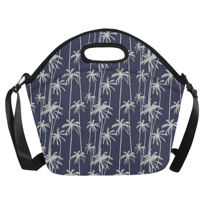 Palm Tree Pattern Print Design PT06 Neoprene Lunch Bag-JorJune