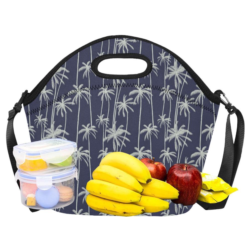 Palm Tree Pattern Print Design PT06 Neoprene Lunch Bag-JorJune