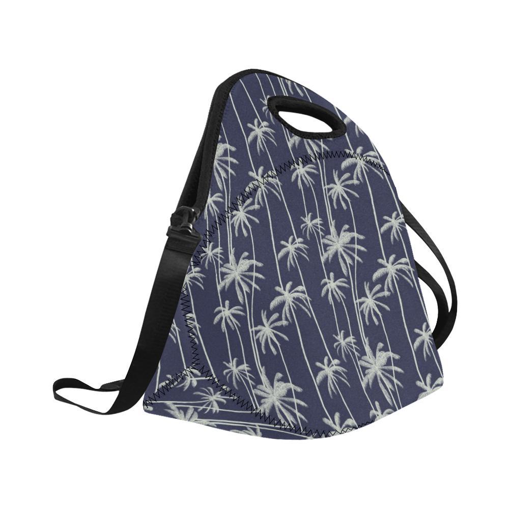 Palm Tree Pattern Print Design PT06 Neoprene Lunch Bag-JorJune