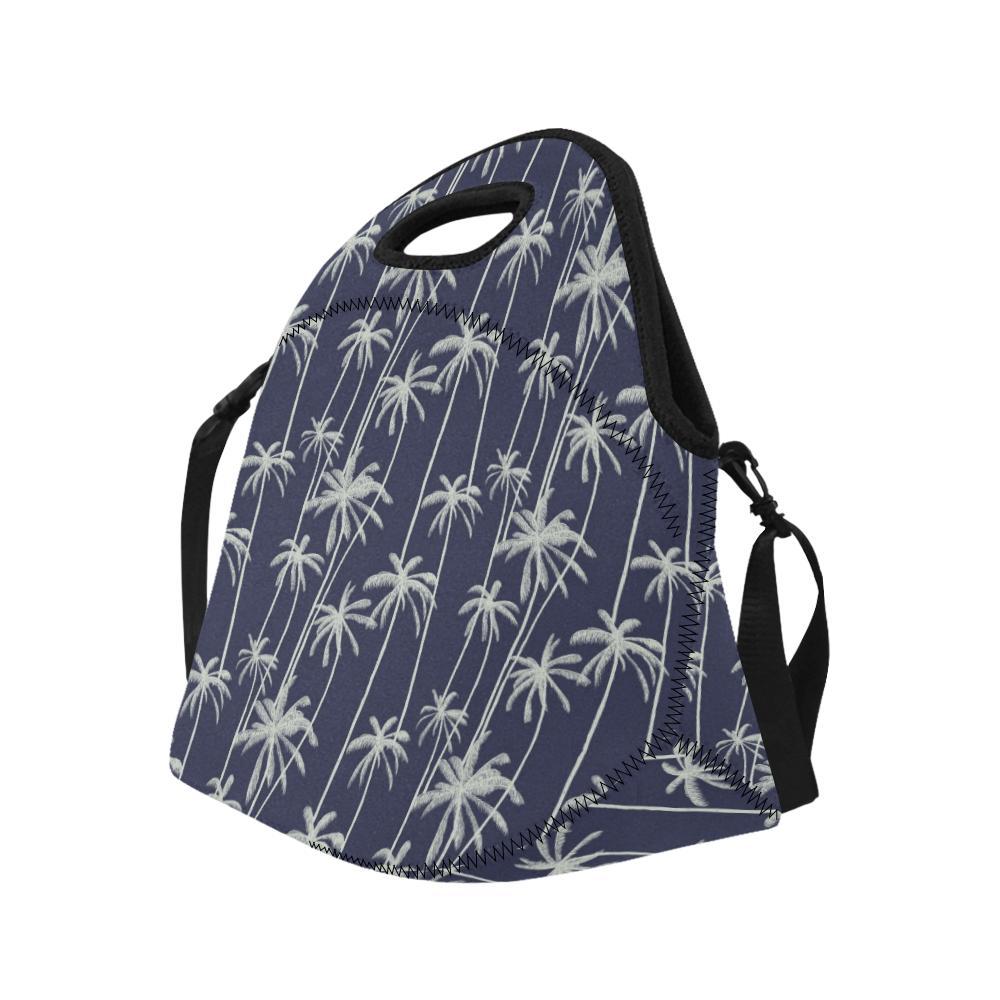 Palm Tree Pattern Print Design PT06 Neoprene Lunch Bag-JorJune