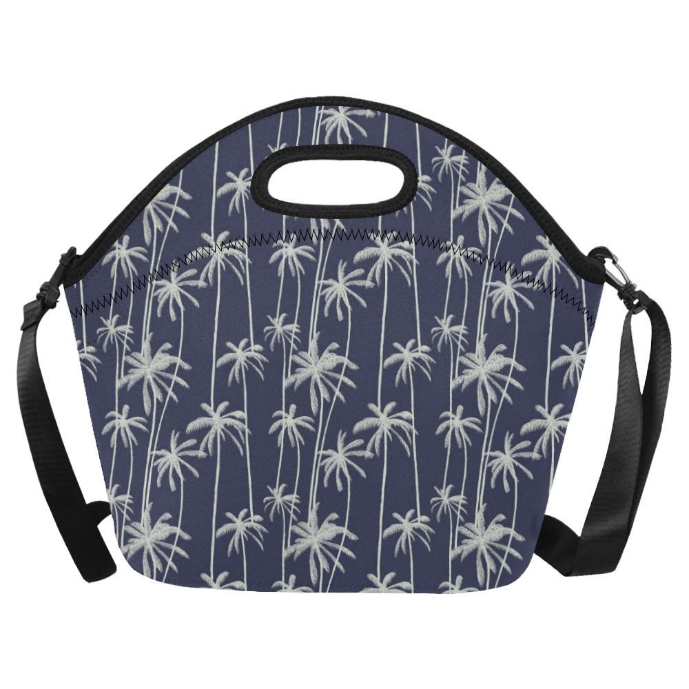 Palm Tree Pattern Print Design PT06 Neoprene Lunch Bag-JorJune
