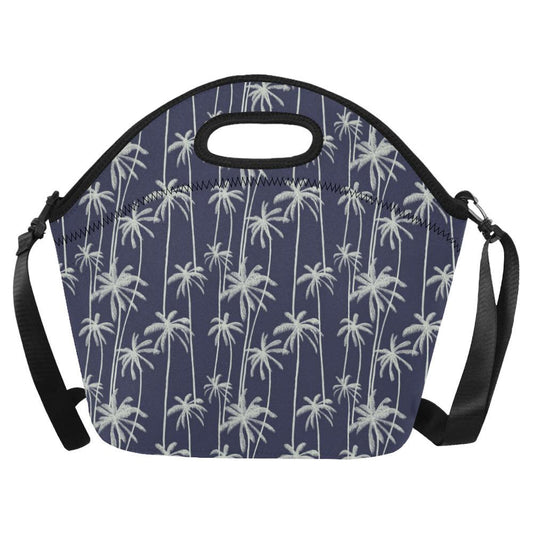 Palm Tree Pattern Print Design PT06 Neoprene Lunch Bag-JorJune