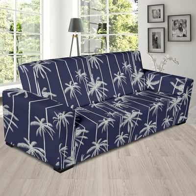 Palm Tree Pattern Print Design PT06 Sofa Slipcover-JORJUNE.COM