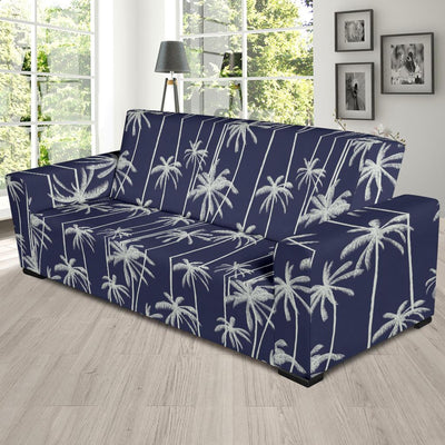 Palm Tree Pattern Print Design PT06 Sofa Slipcover-JORJUNE.COM