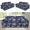 Palm Tree Pattern Print Design PT06 Sofa Slipcover-JORJUNE.COM