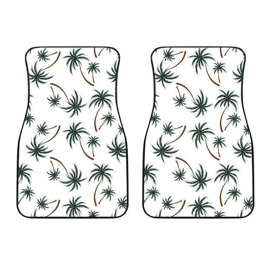 Palm Tree Pattern Print Design PT07 Car Floor Mats-JORJUNE.COM