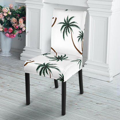 Palm Tree Pattern Print Design PT07 Dining Chair Slipcover-JORJUNE.COM