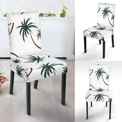 Palm Tree Pattern Print Design PT07 Dining Chair Slipcover-JORJUNE.COM