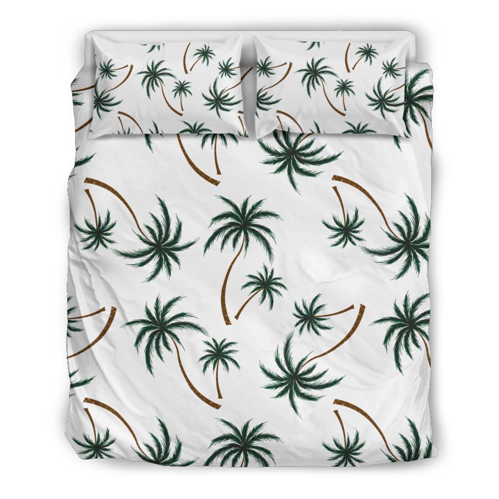 Palm Tree Pattern Print Design PT07 Duvet Cover Bedding Set-JORJUNE.COM