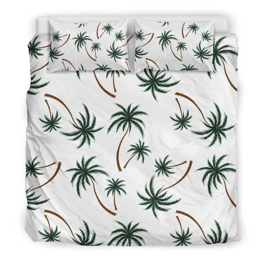 Palm Tree Pattern Print Design PT07 Duvet Cover Bedding Set-JORJUNE.COM