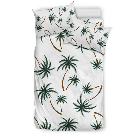 Palm Tree Pattern Print Design PT07 Duvet Cover Bedding Set-JORJUNE.COM