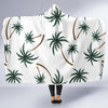 Palm Tree Pattern Print Design PT07 Hooded Blanket-JORJUNE.COM