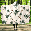 Palm Tree Pattern Print Design PT07 Hooded Blanket-JORJUNE.COM