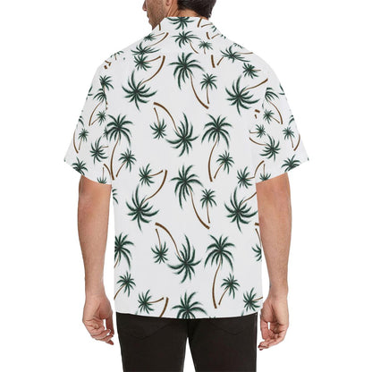 Palm Tree Pattern Print Design PT07 Men Hawaiian Shirt-JorJune