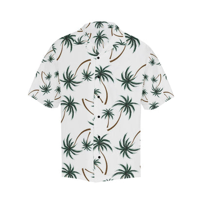 Palm Tree Pattern Print Design PT07 Men Hawaiian Shirt-JorJune