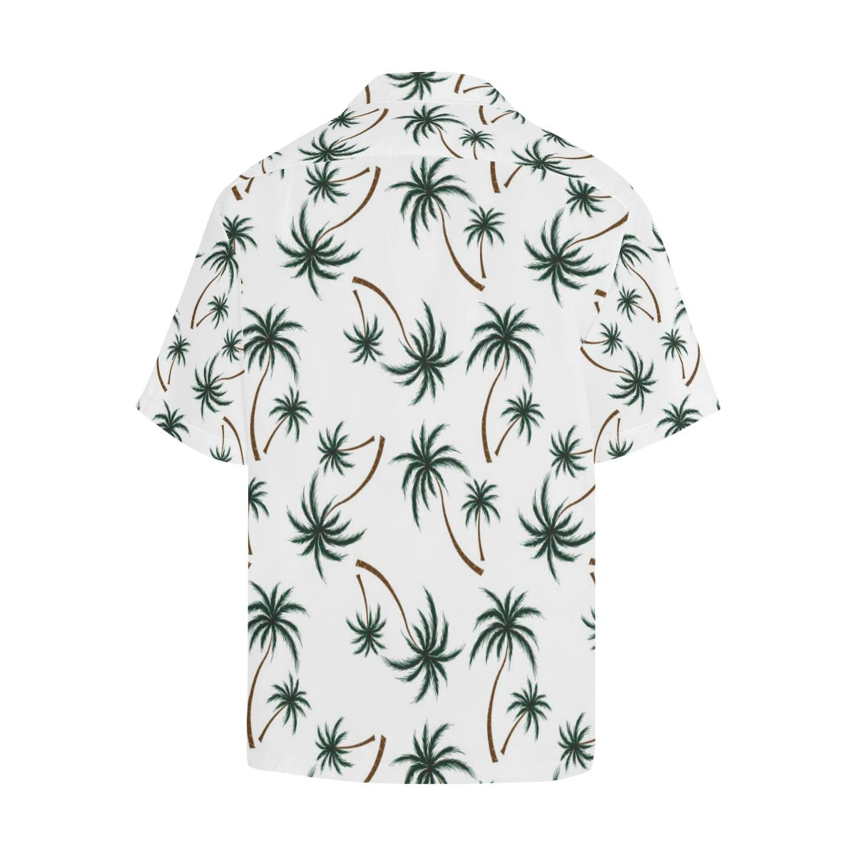 Palm Tree Pattern Print Design PT07 Men Hawaiian Shirt-JorJune