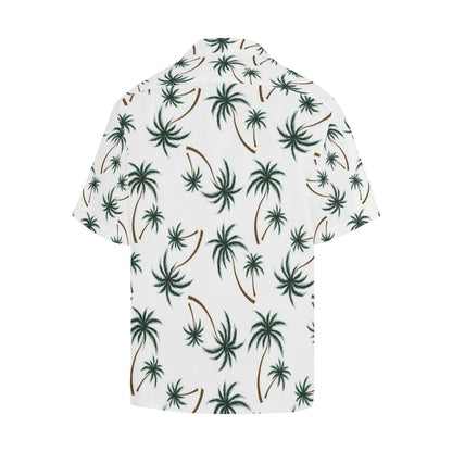 Palm Tree Pattern Print Design PT07 Men Hawaiian Shirt-JorJune