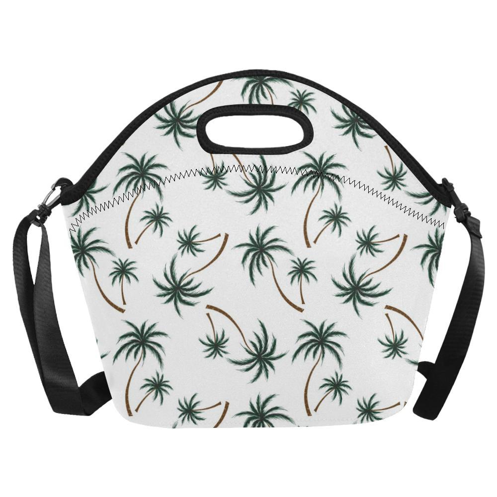 Palm Tree Pattern Print Design PT07 Neoprene Lunch Bag-JorJune