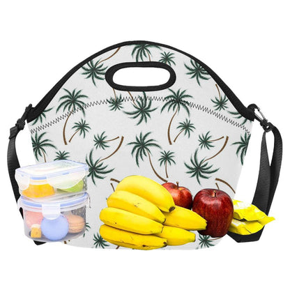 Palm Tree Pattern Print Design PT07 Neoprene Lunch Bag-JorJune