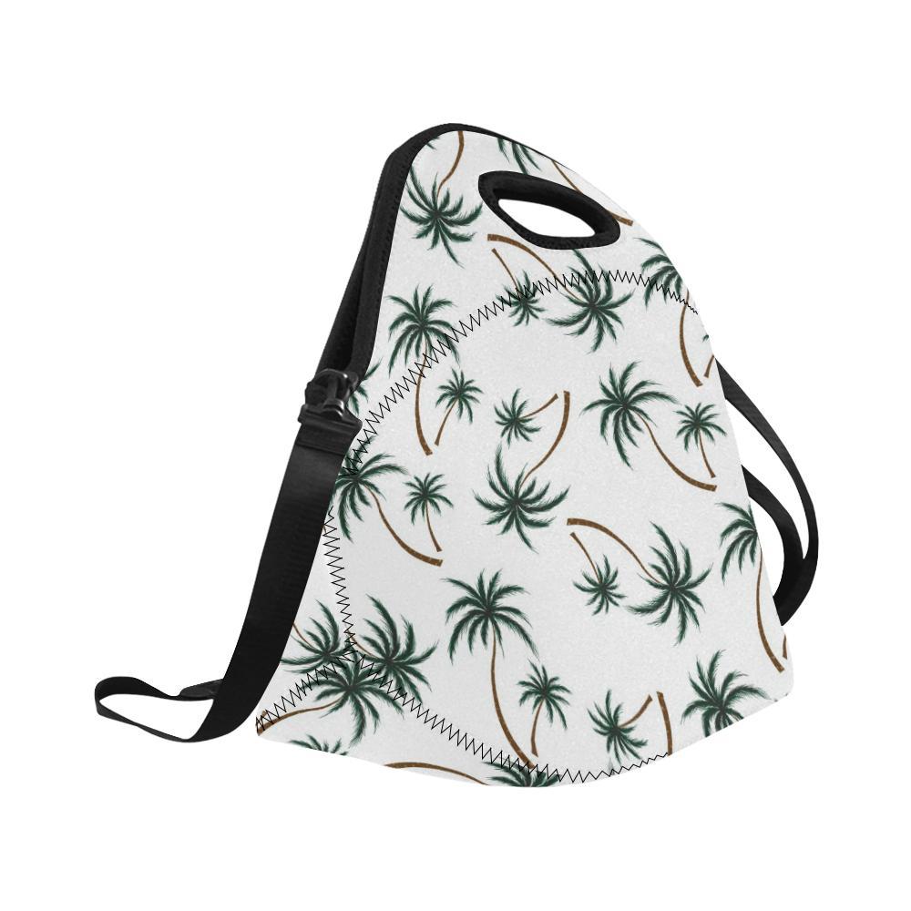 Palm Tree Pattern Print Design PT07 Neoprene Lunch Bag-JorJune