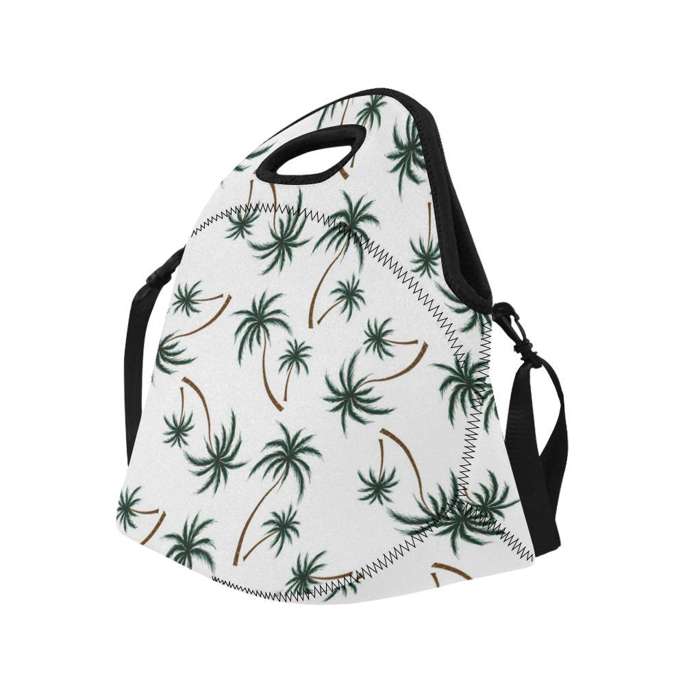 Palm Tree Pattern Print Design PT07 Neoprene Lunch Bag-JorJune