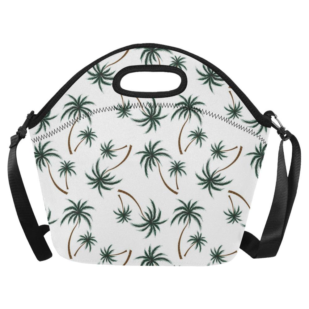 Palm Tree Pattern Print Design PT07 Neoprene Lunch Bag-JorJune