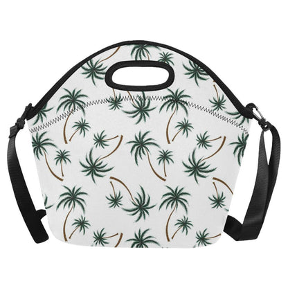 Palm Tree Pattern Print Design PT07 Neoprene Lunch Bag-JorJune