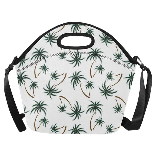 Palm Tree Pattern Print Design PT07 Neoprene Lunch Bag-JorJune