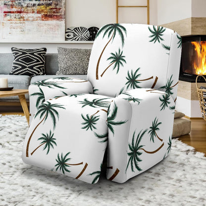 Palm Tree Pattern Print Design PT07 Recliner Slipcover-JORJUNE.COM
