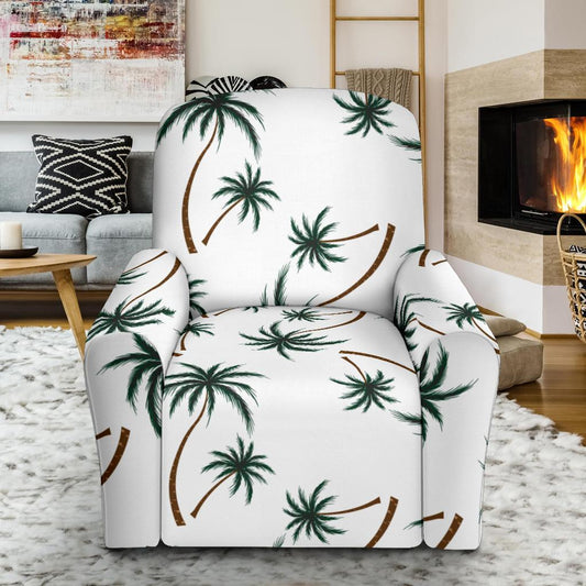 Palm Tree Pattern Print Design PT07 Recliner Slipcover-JORJUNE.COM