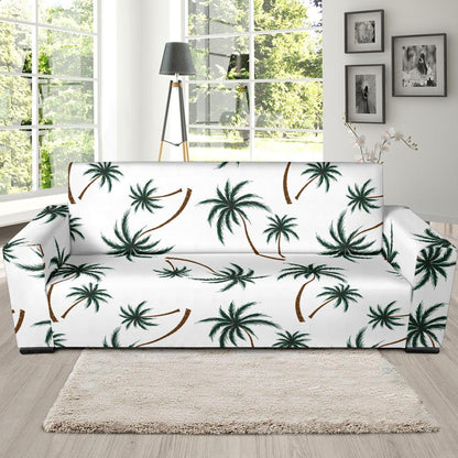 Palm Tree Pattern Print Design PT07 Sofa Slipcover-JORJUNE.COM