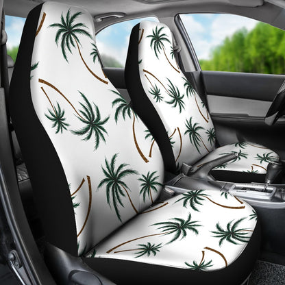 Palm Tree Pattern Print Design PT07 Universal Fit Car Seat Covers-JorJune