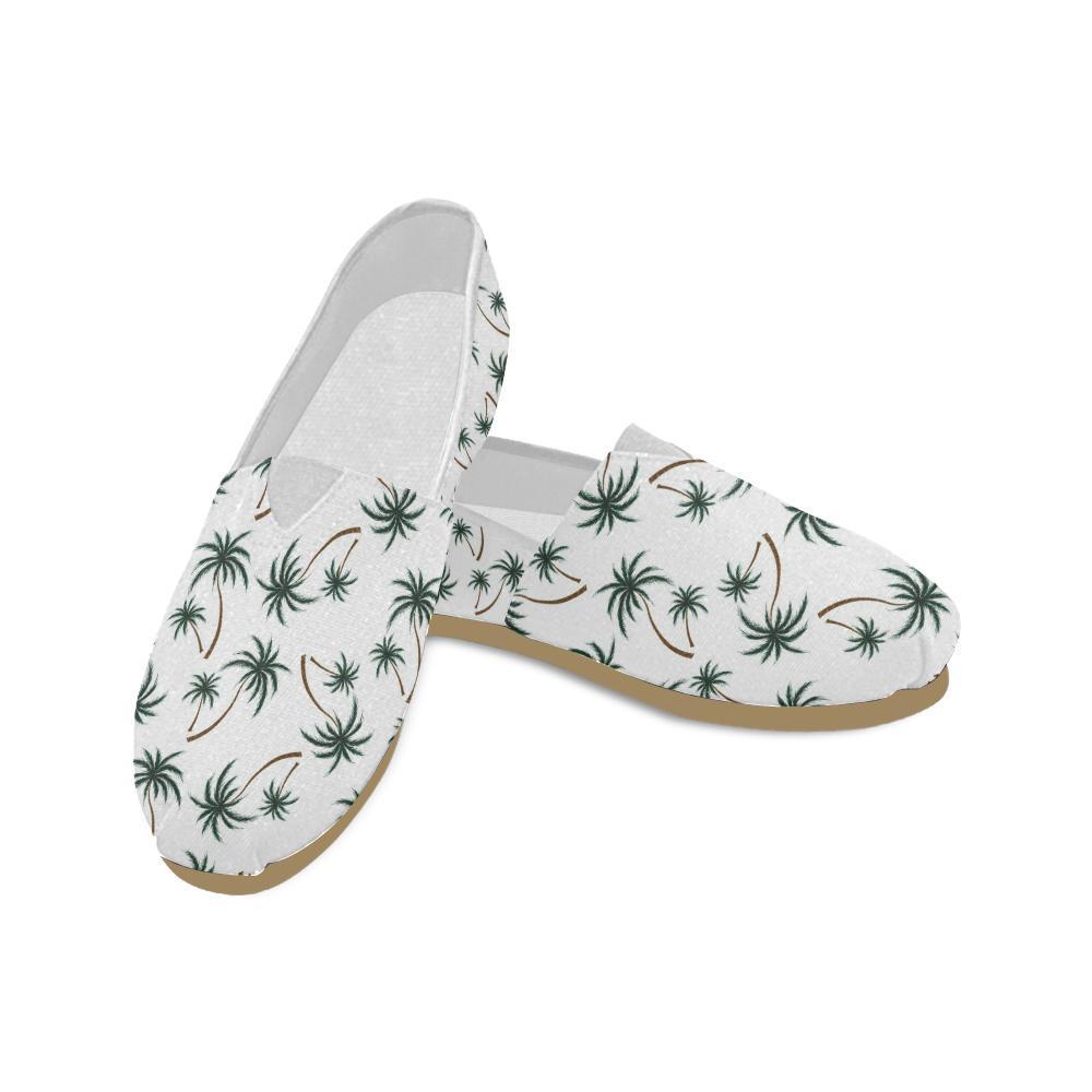 Palm Tree Pattern Print Design PT07 Women Casual Shoes-JorJune.com