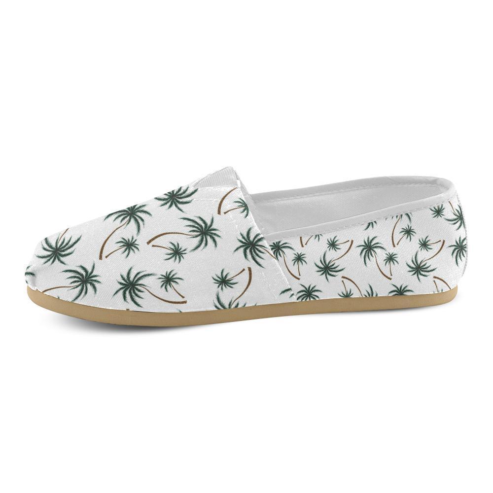 Palm Tree Pattern Print Design PT07 Women Casual Shoes-JorJune.com