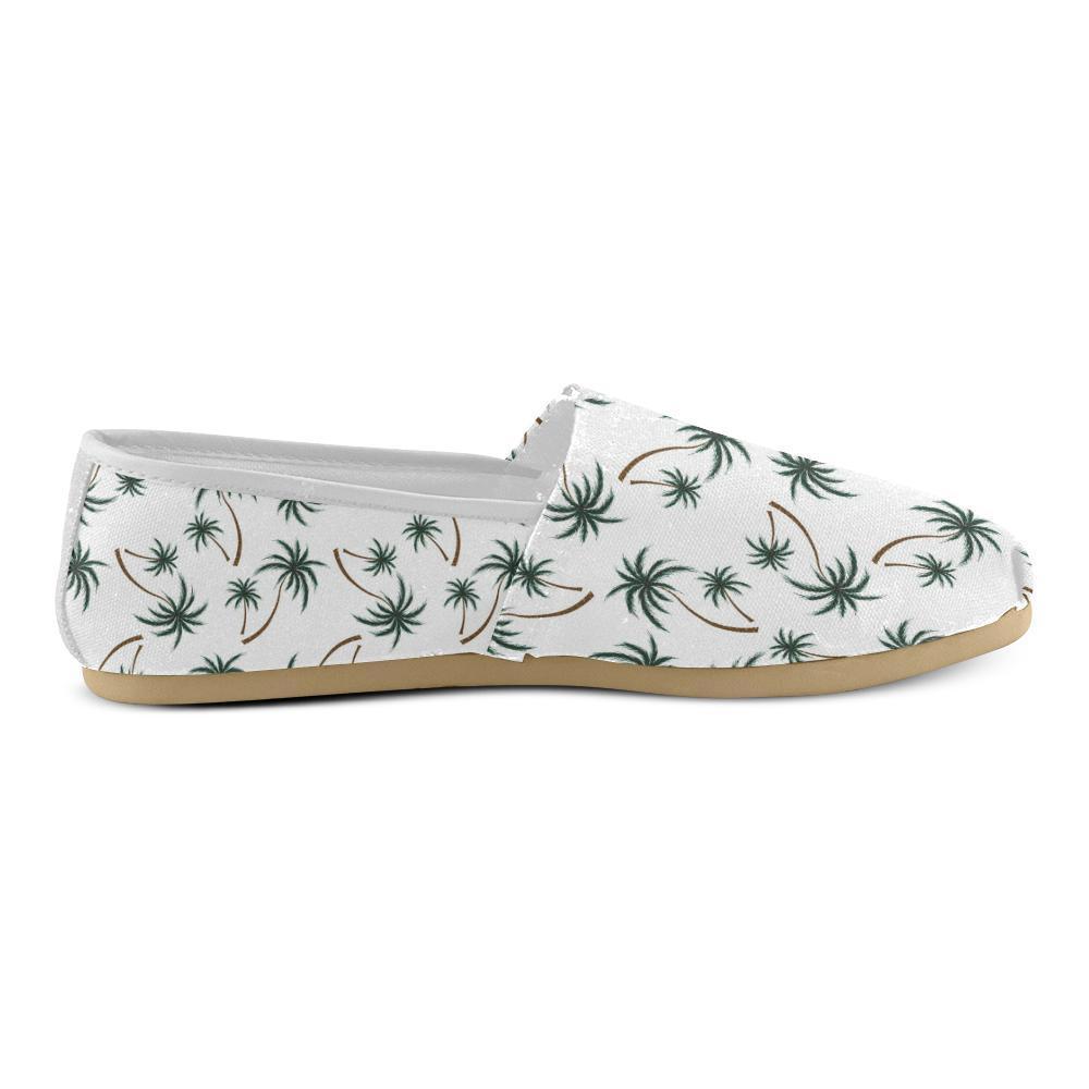 Palm Tree Pattern Print Design PT07 Women Casual Shoes-JorJune.com