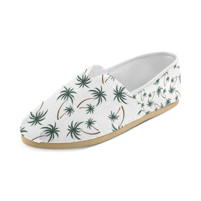 Palm Tree Pattern Print Design PT07 Women Casual Shoes-JorJune.com