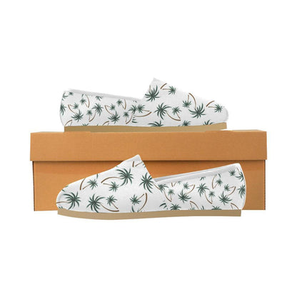 Palm Tree Pattern Print Design PT07 Women Casual Shoes-JorJune.com