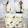 Palm Tree Pattern Print Design PT08 Hooded Blanket-JORJUNE.COM