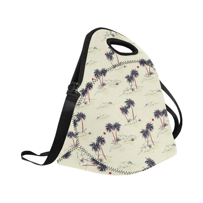 Palm Tree Pattern Print Design PT08 Neoprene Lunch Bag-JorJune
