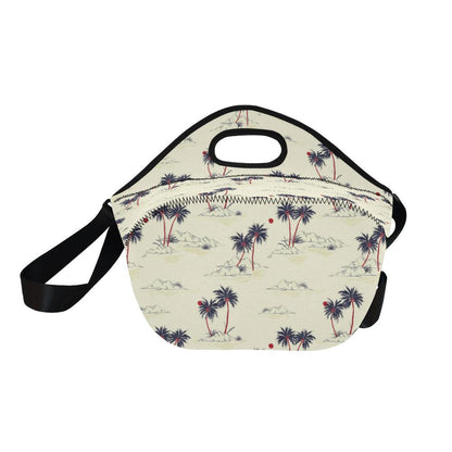 Palm Tree Pattern Print Design PT08 Neoprene Lunch Bag-JorJune