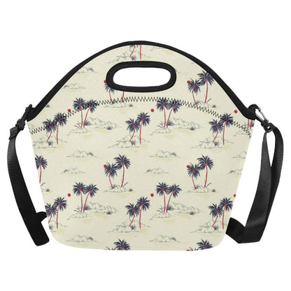 Palm Tree Pattern Print Design PT08 Neoprene Lunch Bag-JorJune
