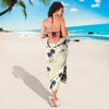 Palm Tree Pattern Print Design PT08 Sarong Pareo Wrap-JORJUNE.COM