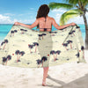 Palm Tree Pattern Print Design PT08 Sarong Pareo Wrap-JORJUNE.COM