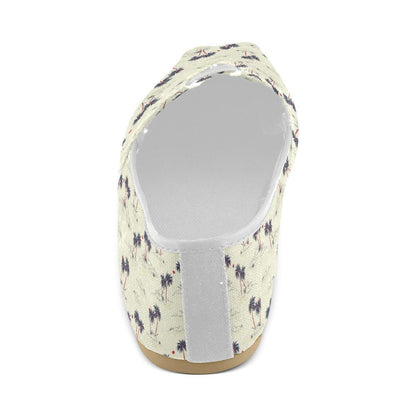 Palm Tree Pattern Print Design PT08 Women Casual Shoes-JorJune.com