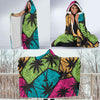 Palm Tree Pattern Print Design PT09 Hooded Blanket-JORJUNE.COM